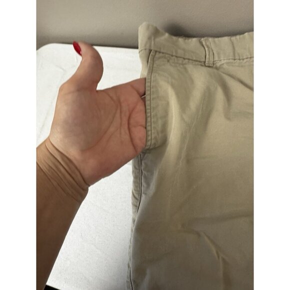Gap Y2K Vintage Vibes Boyfriend Khaki Shorts Sz 12 Preppy Utility Coastal Beachy - Picture 15 of 15